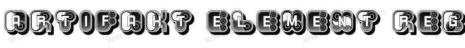 artifakt element reg字体转换